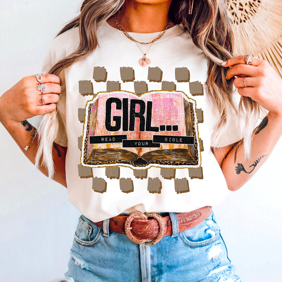 Girl… read your bible 97628 DTF transfer