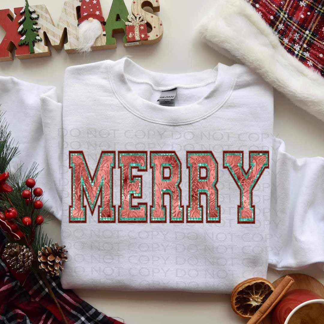 Merry embroidery (TTD) 65469 DTF transfer