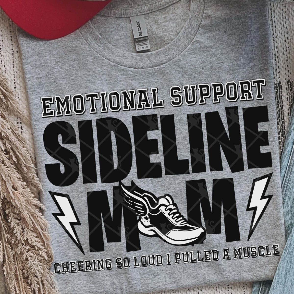 Sideline Mom track  (Ttd) DTF Transfer