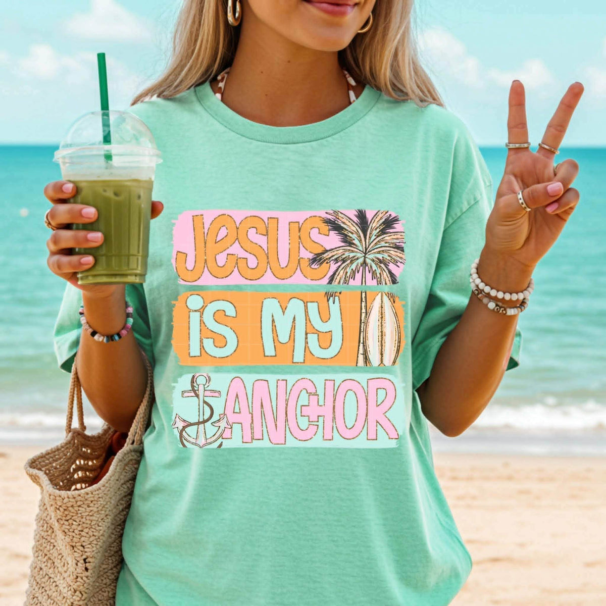 Jesus is my anchor Sunday Special DTF transfer