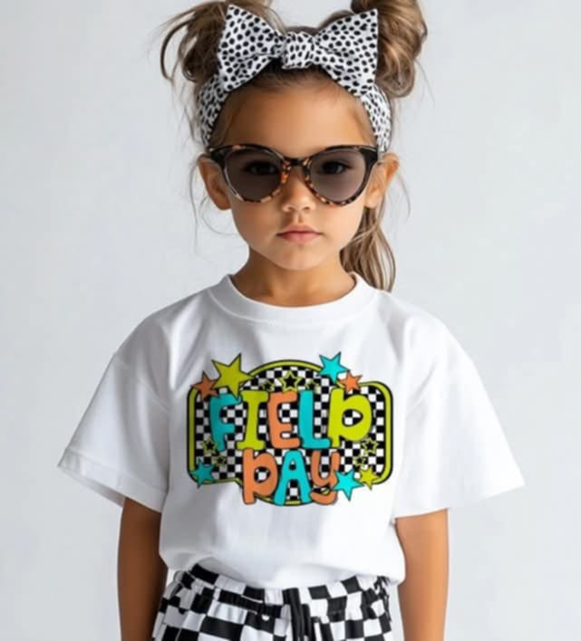 Field day checkered background (S&G) 87823 DTF transfer