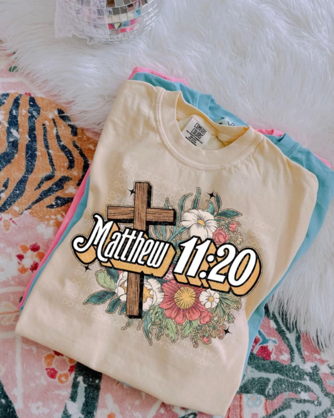 Matthew 11:20 cross (SCG) 92454 DTF transfer