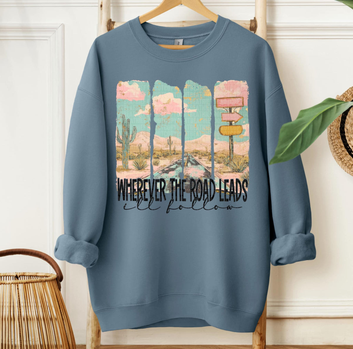 Wherever the road leaves I’ll follow you (SDD) 107821 DTF transfer