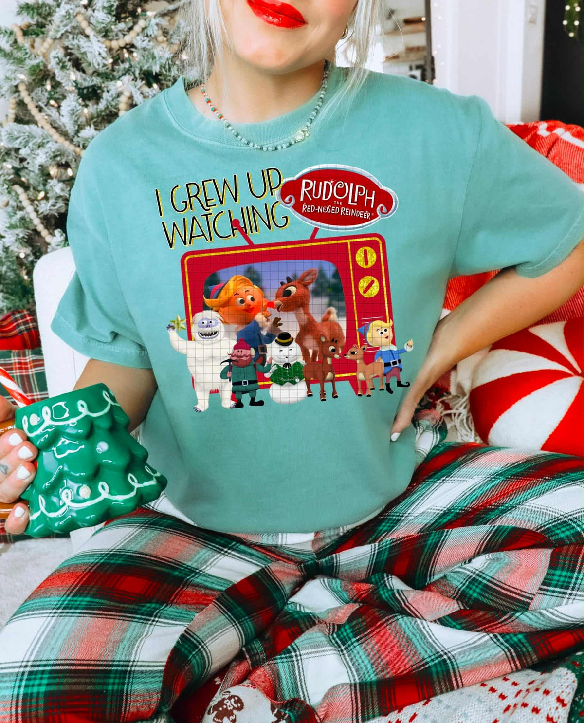 I Grew Up watching Reindeer (DDD) DTF transfer