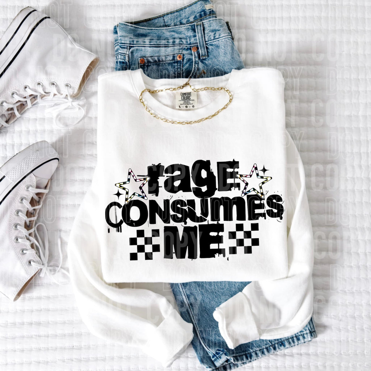 Rage consumes me (SBB) 97707 DTF transfer