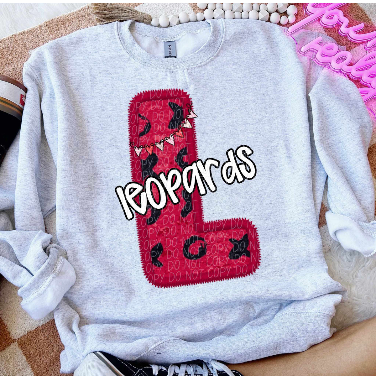 L leopards valentine (CITY) 77986 DTF transfer