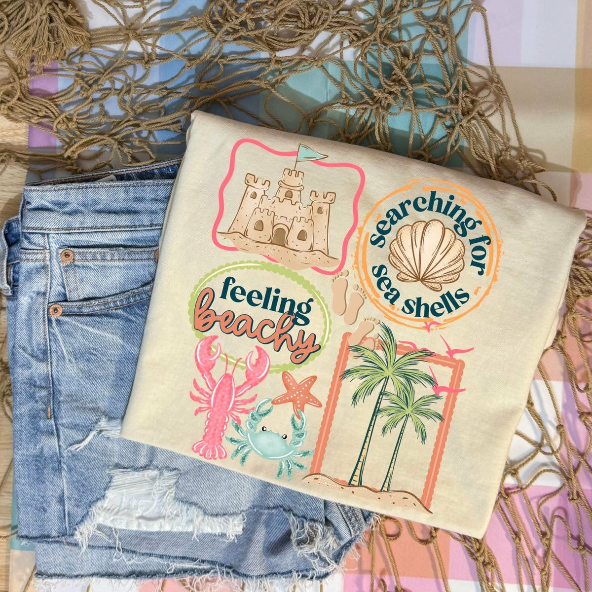 Feeling beachy frames Sunday Special DTF transfer