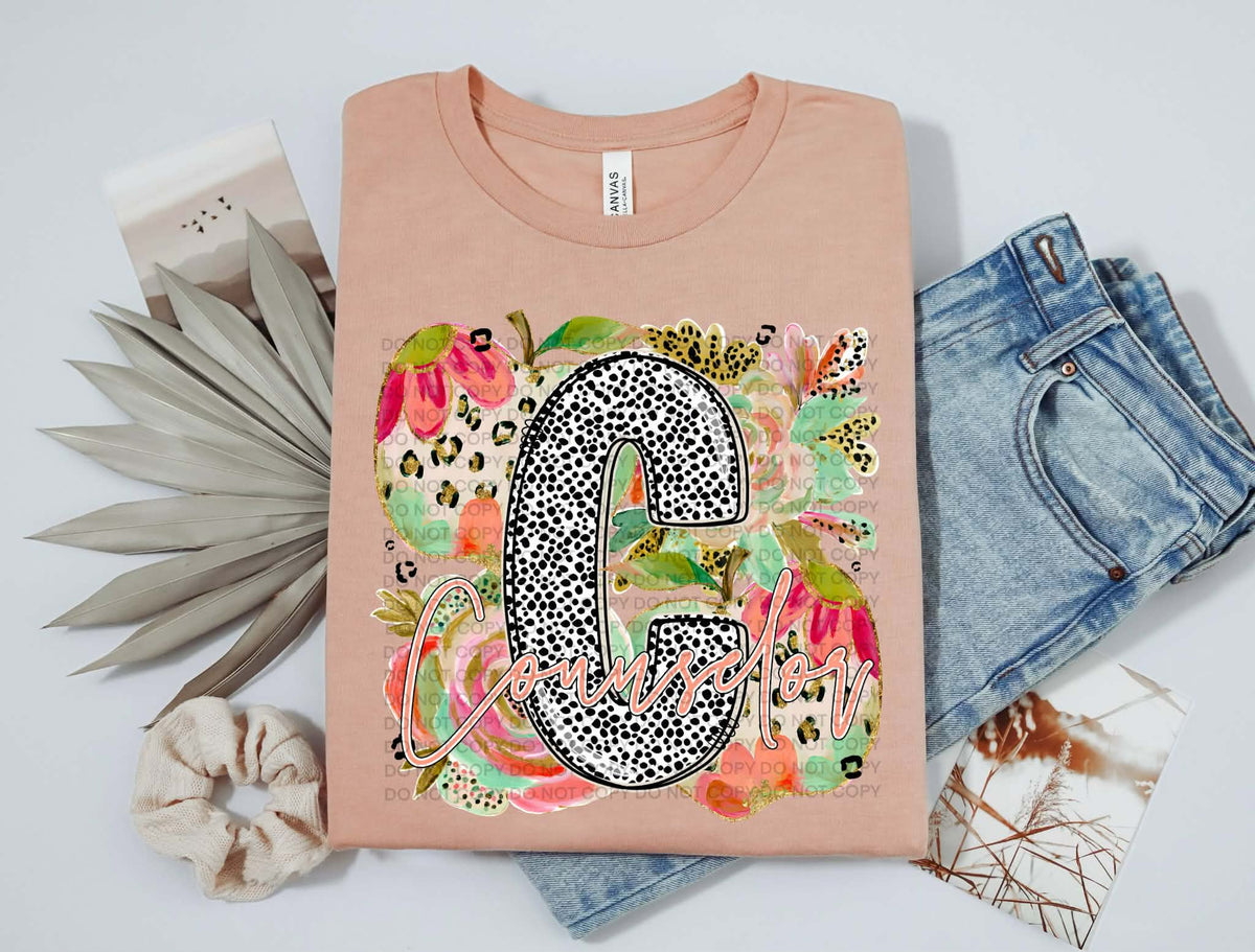 Counselor (polka dots) (Scg) DTF Transfer