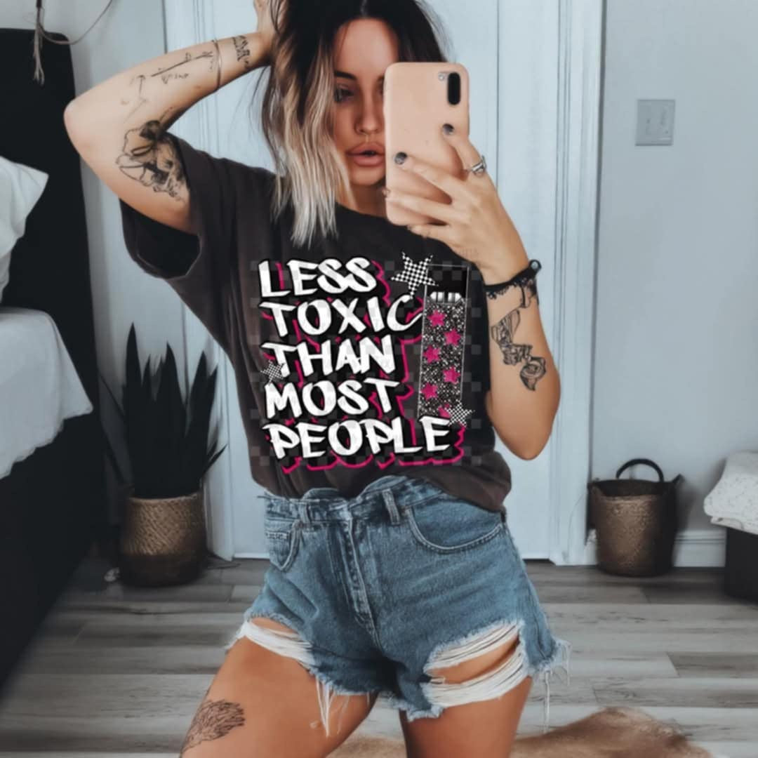 Less toxic than most people (Texans) 106340 DTF transfer