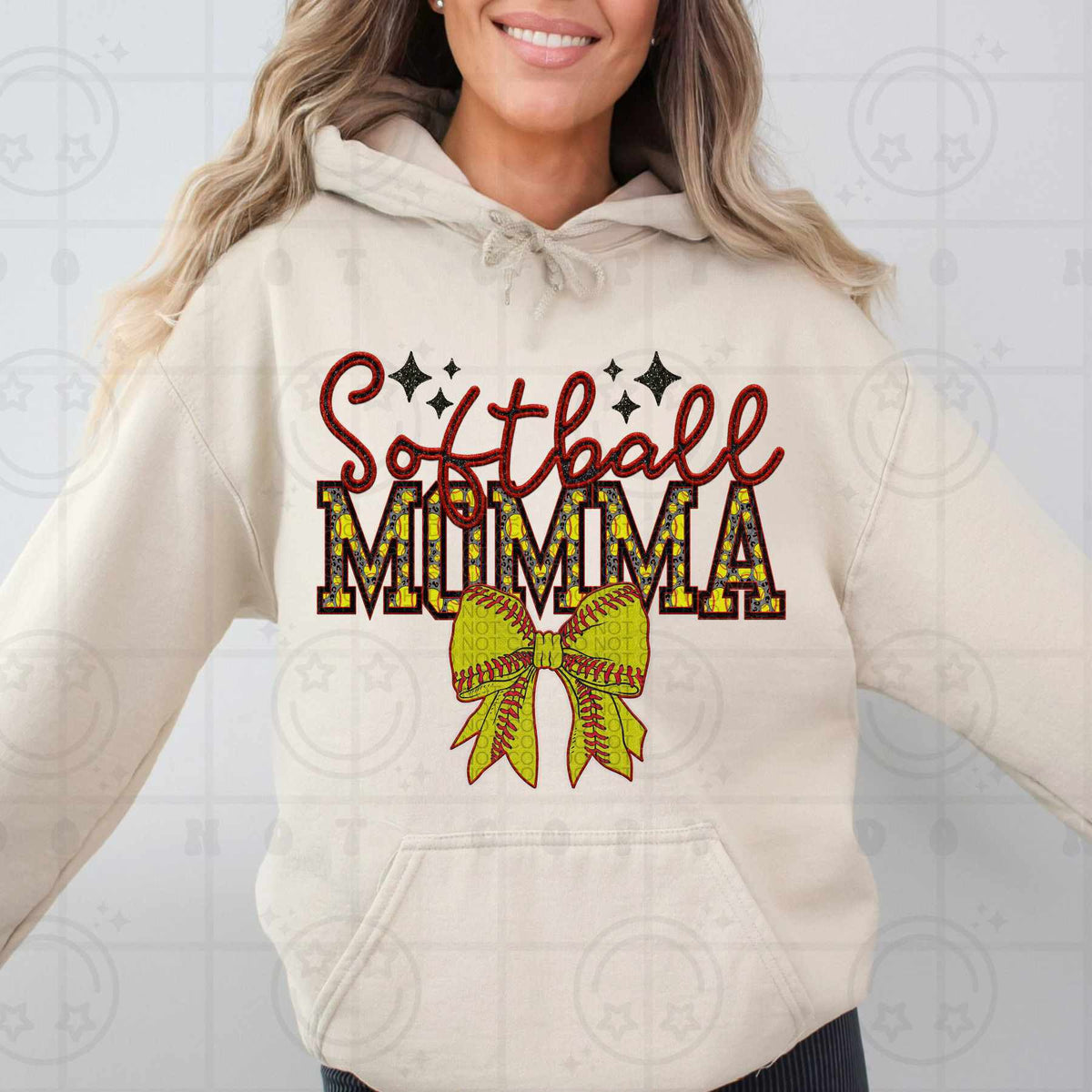Softball momma (HW) 79321 DTF transfer