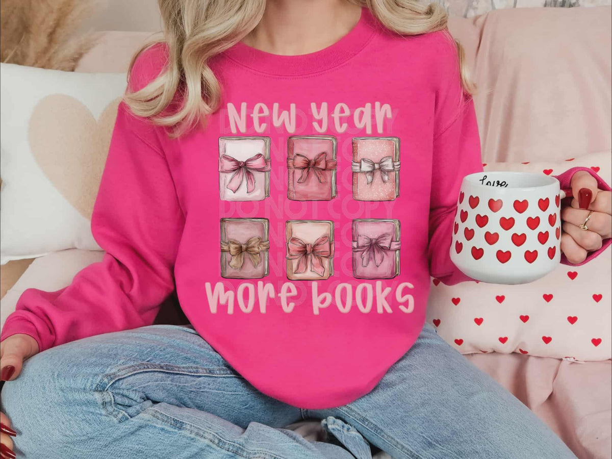 New year more books (Phdc) DTF transfer