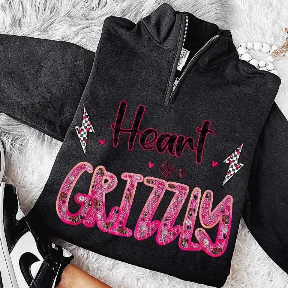 Heart of a grizzly (VIRGO) 82257 DTF transfer