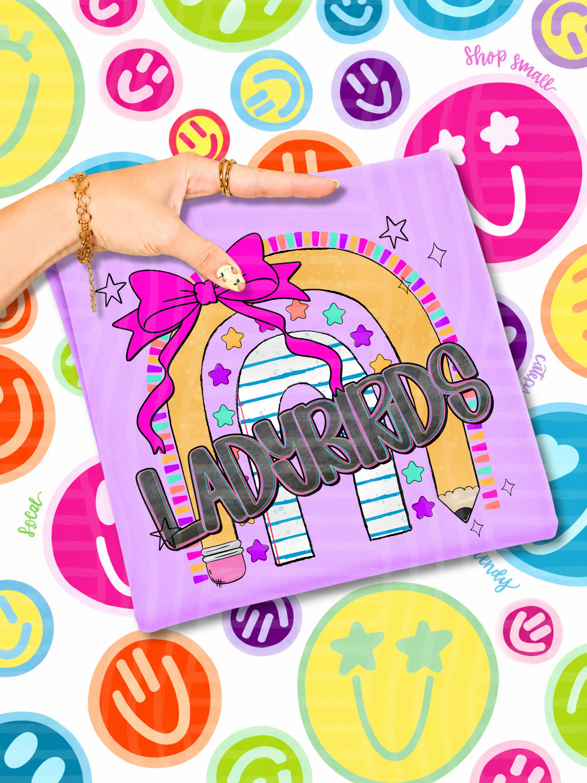 Ladybirds rainbow crayon(CAPLINGER) DTF Transfer