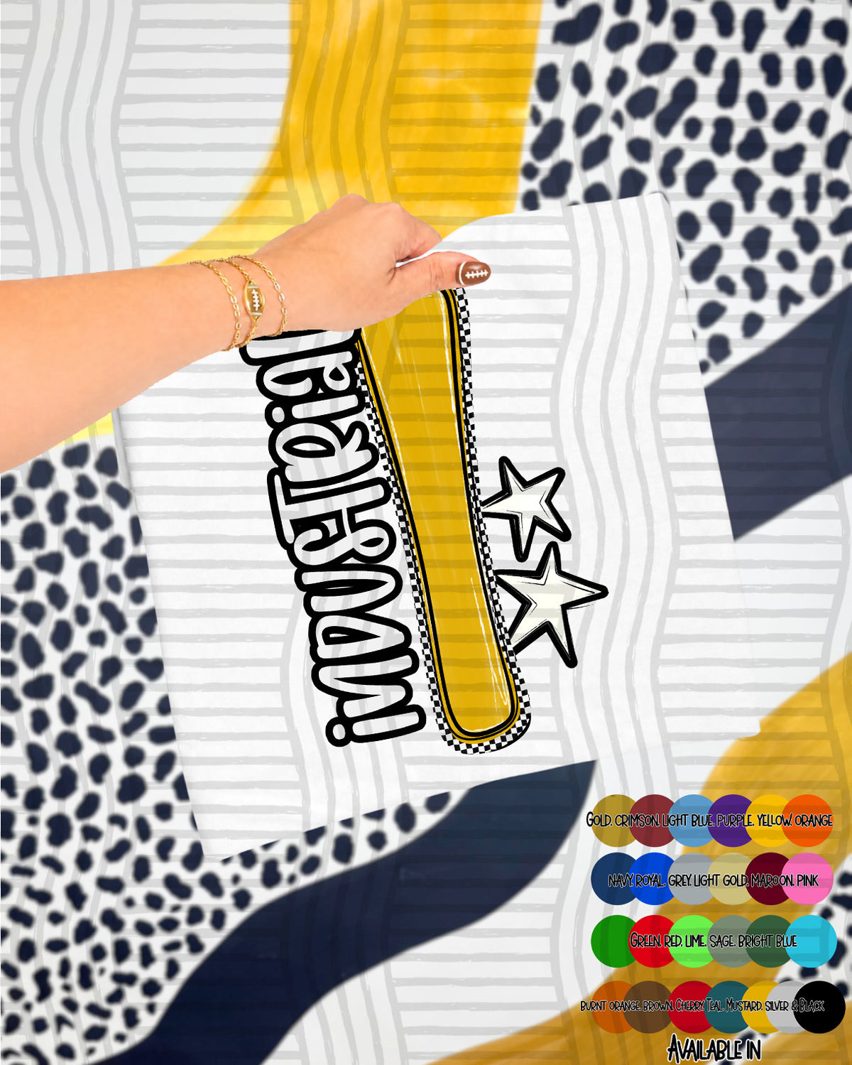 Industrial Checker Crush Yellow (Caplinger) DTF transfer