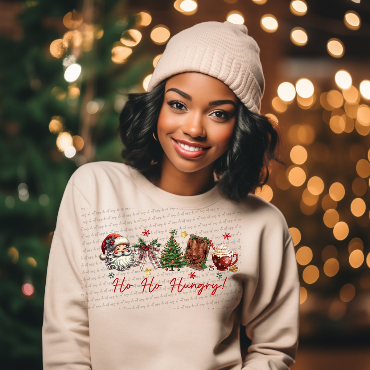 Ho Ho Hungry 68586 DTF Transfer