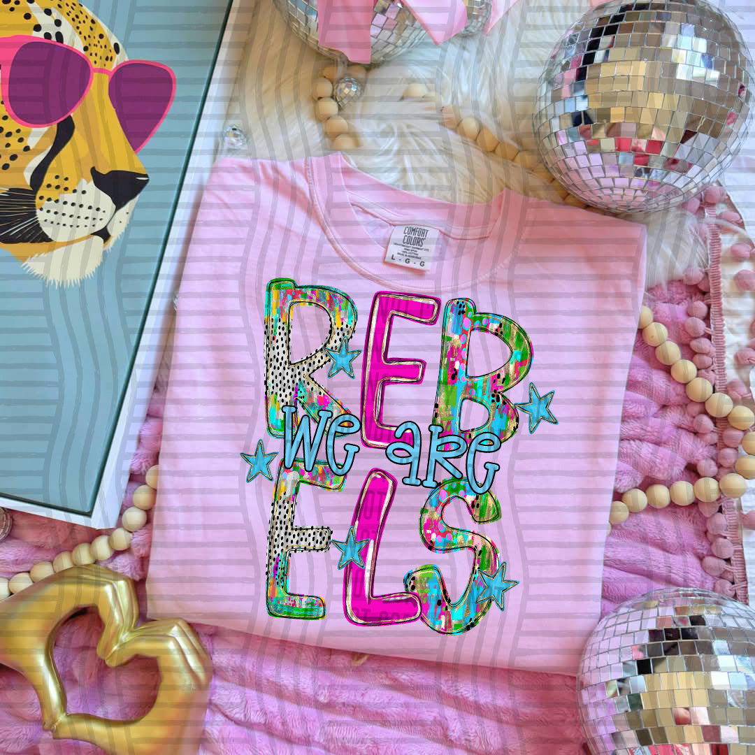 Rebels preppy luxe (Caplinger) DTF transfer