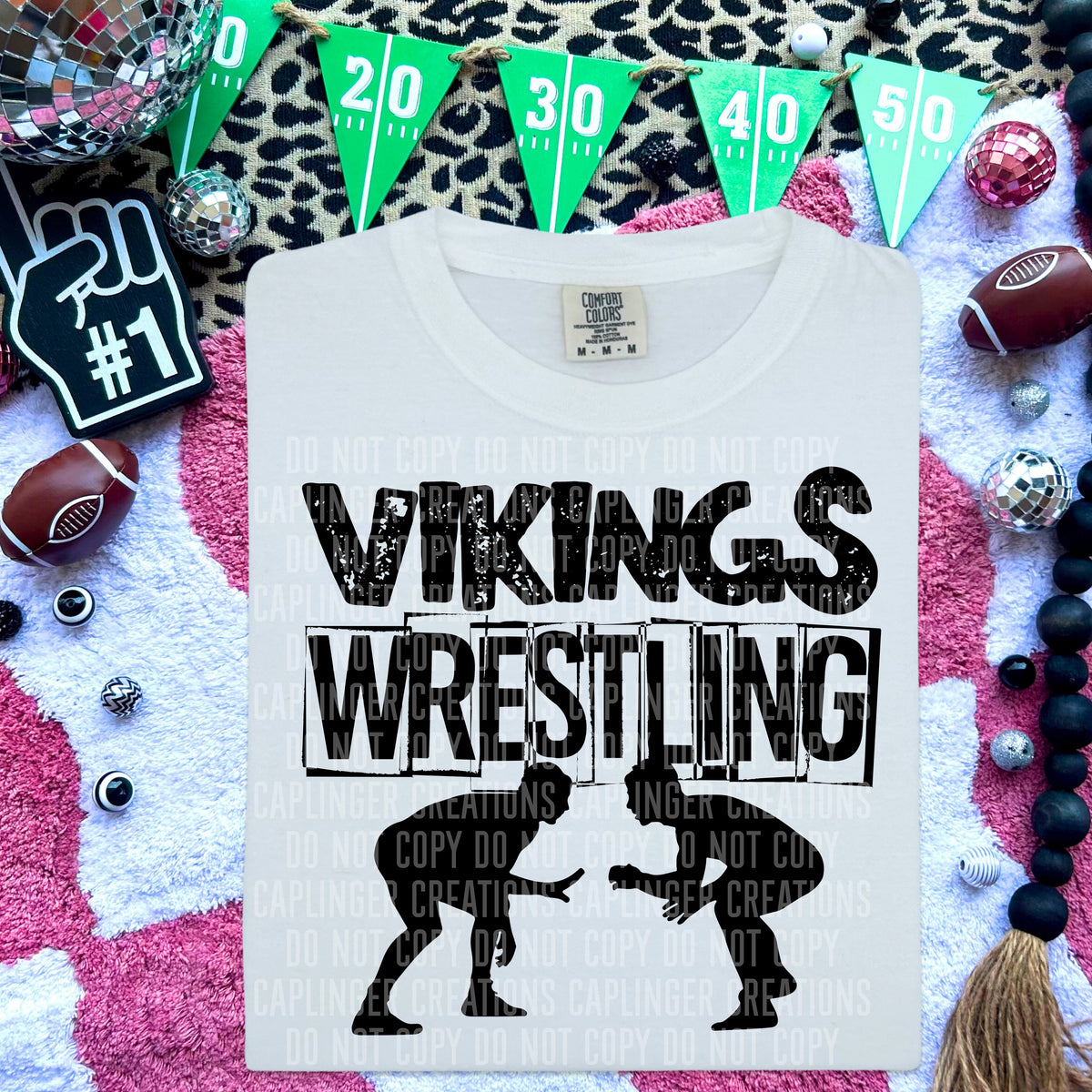 Vikings Wrestling (Caplinger) DTF transfer