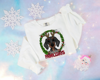 Dachshund Happy Pawlidays 30335 DTF TRANSFER