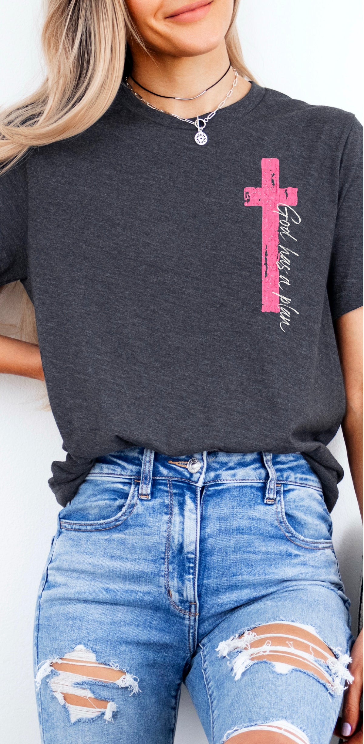 God has a plan cross 100072 DTF transfer