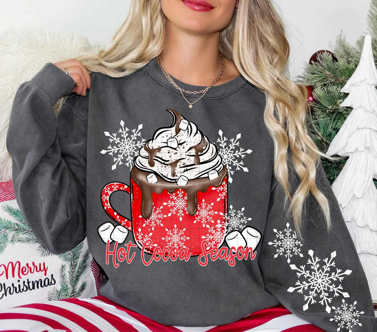 Hot cocoa Season front only (Linda) DTF Transfer