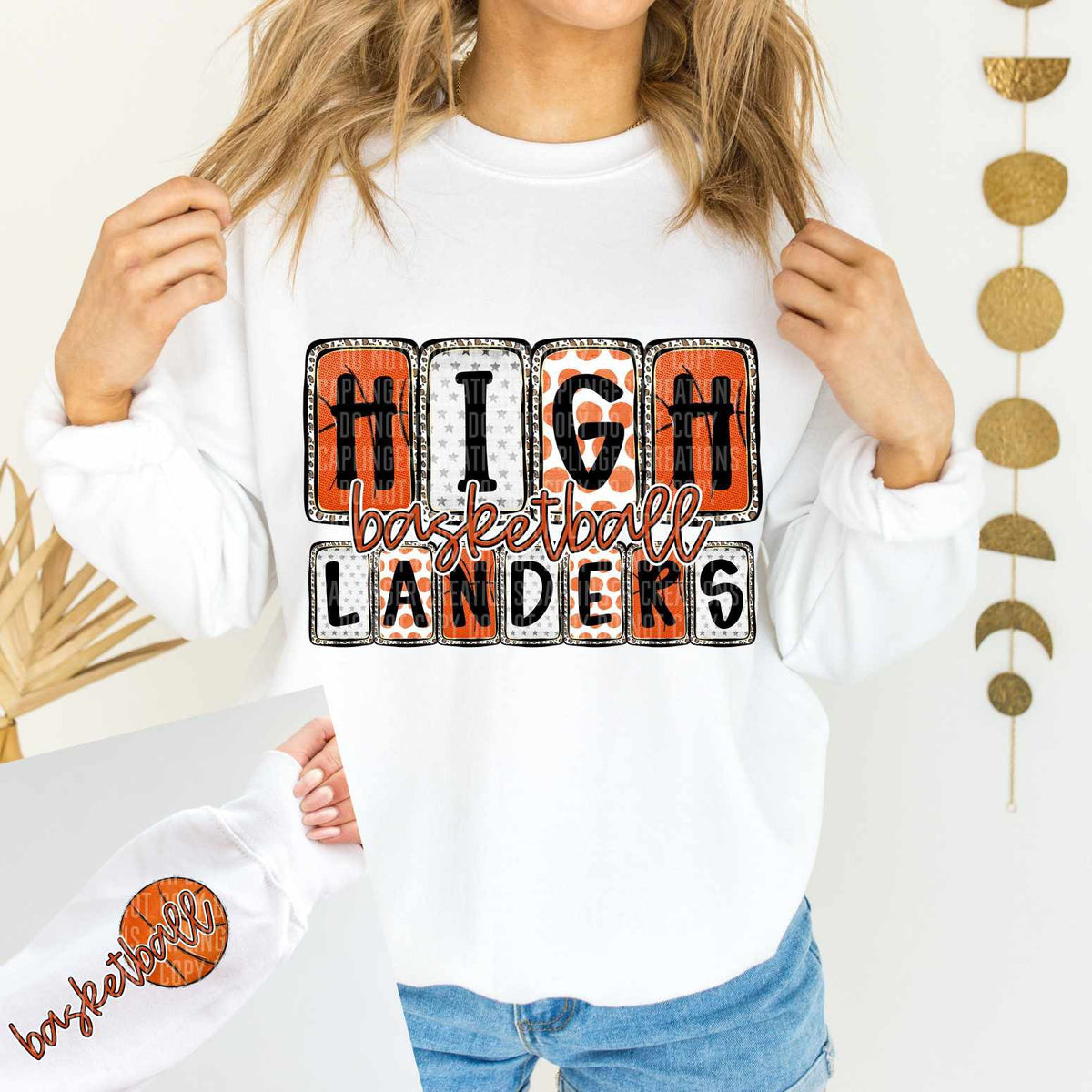 Highlanders Basketball FRONT (Caplinger) 82912 DTF transfer