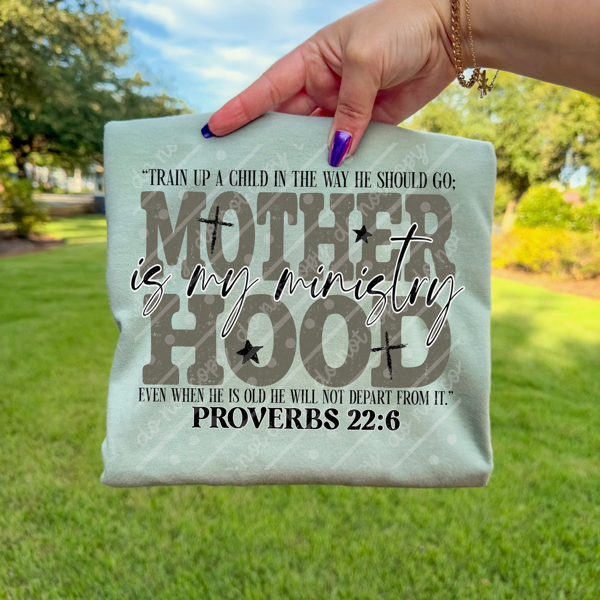 Motherhood is my ministry (scarlow) DTF transfer