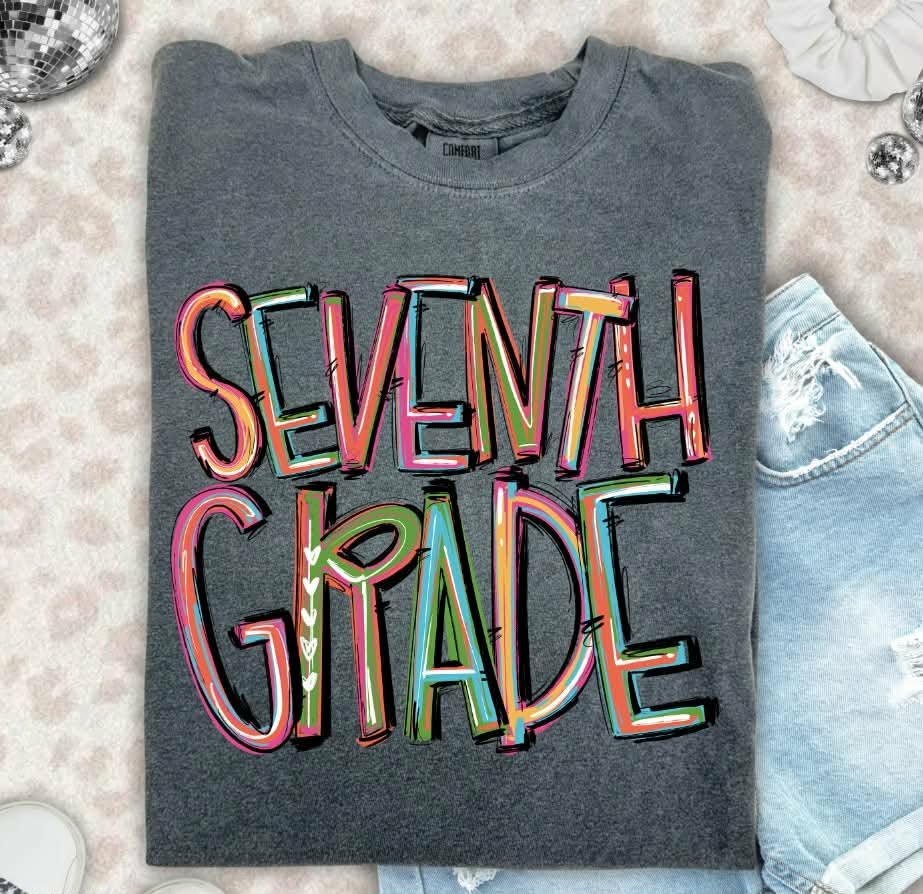 Seventh grade pixie words (S&G) DTF Transfer