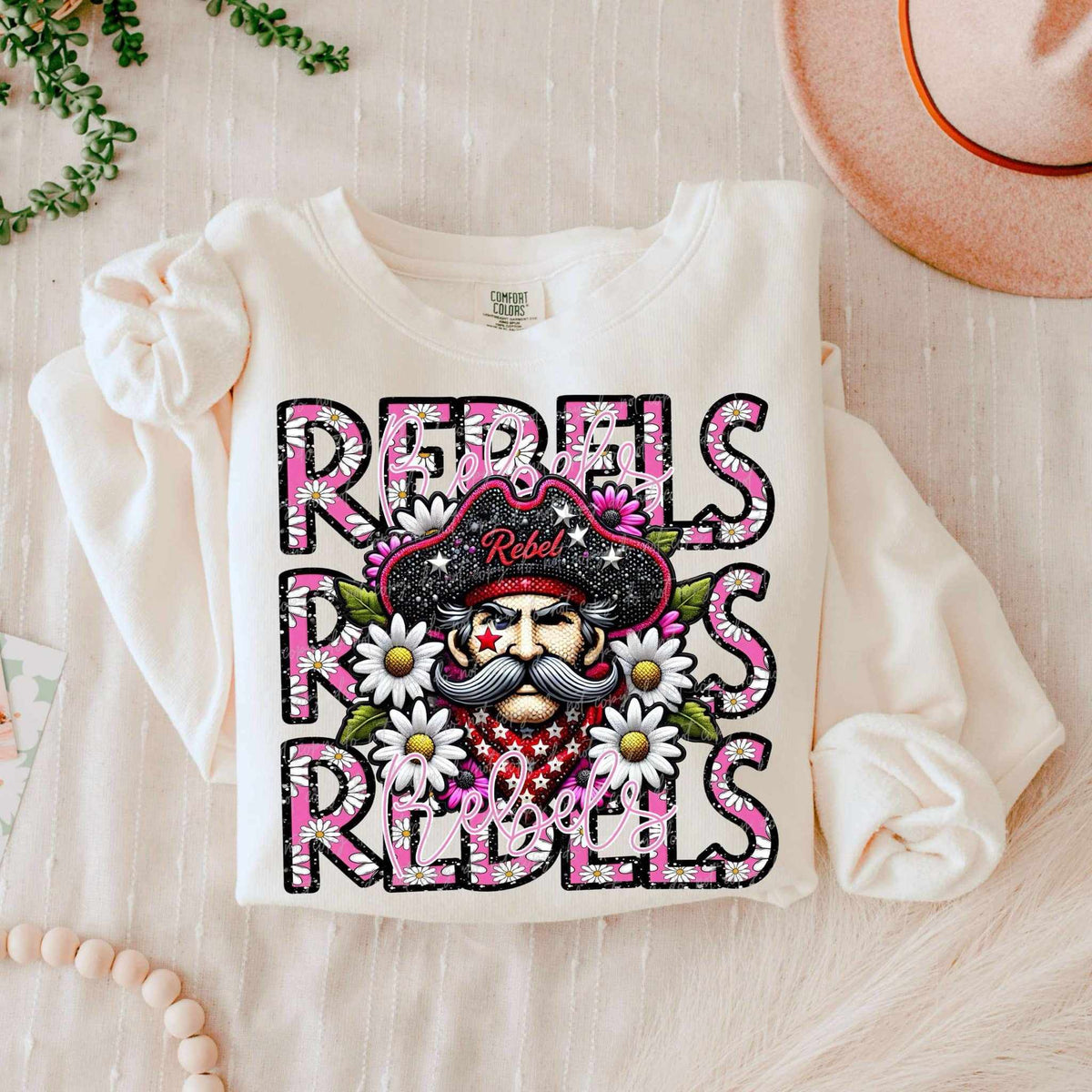 Rebels floral stacked 80678 DTF transfer