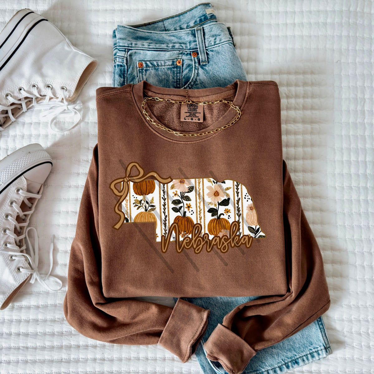 Nebraska fall pumpkin state (MZ) 113573 DTF Transfer