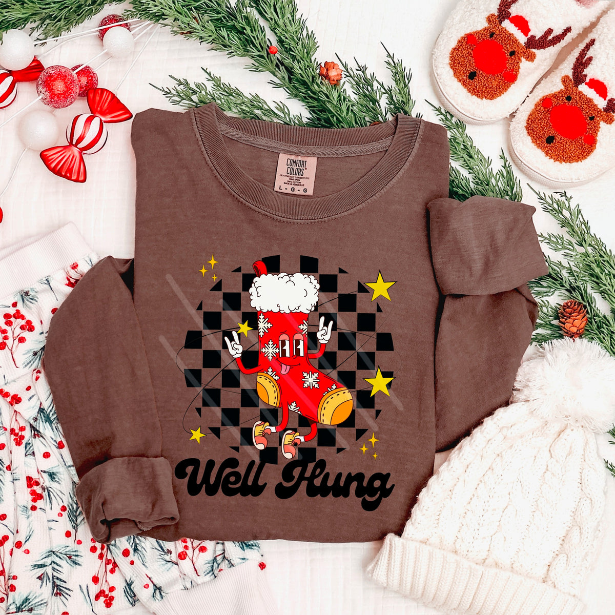 Well Hung Stocking (MZ) 113505 DTF Transfer