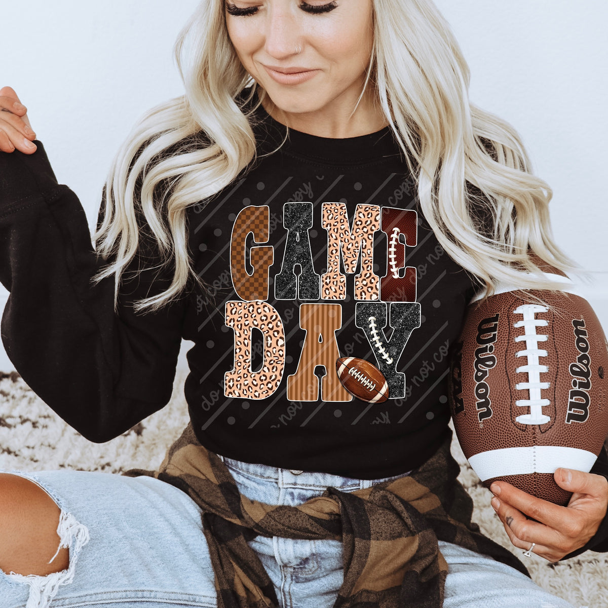 Game Day patterns DTF Transfer