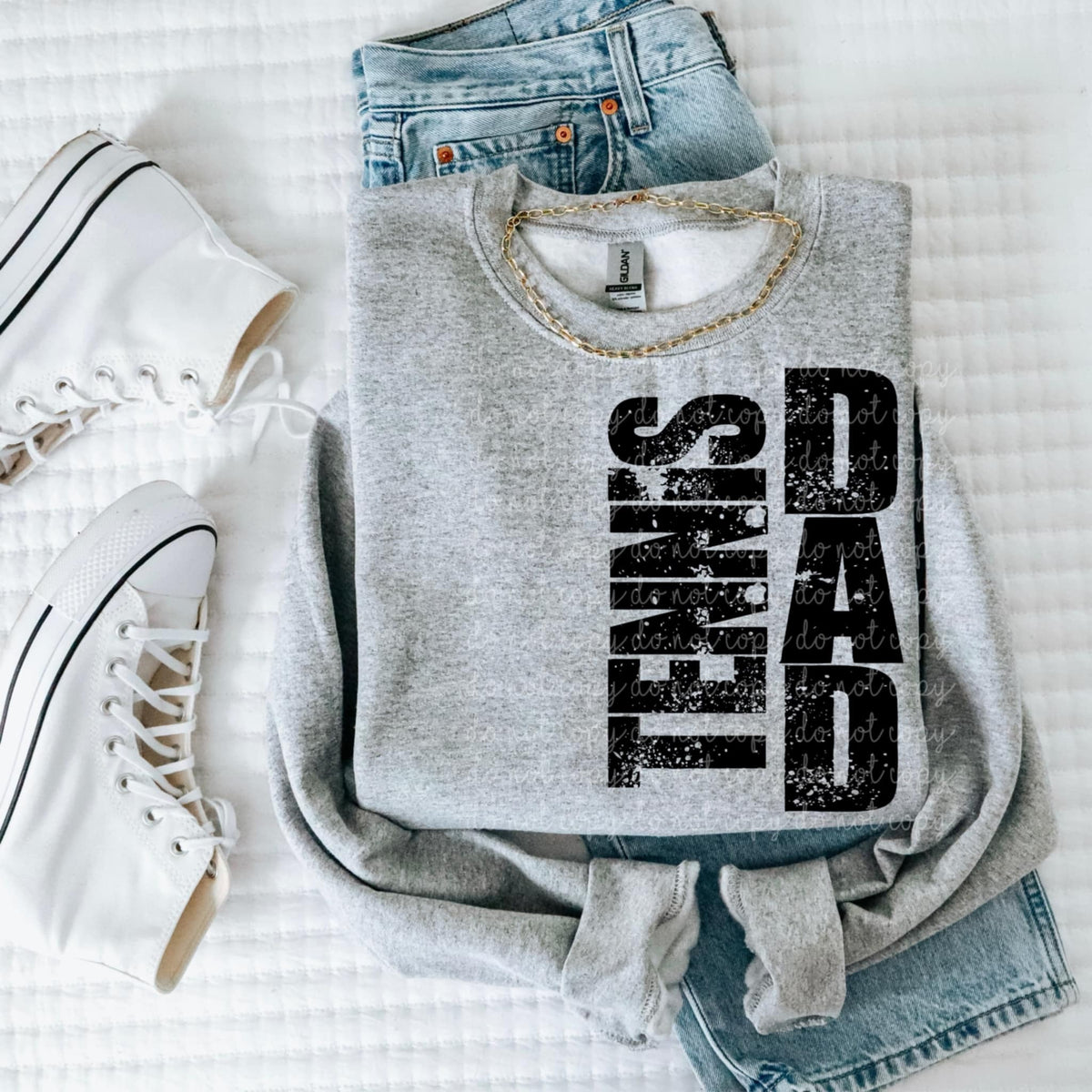 Tennis dad vertical grunge 93211 DTF transfer