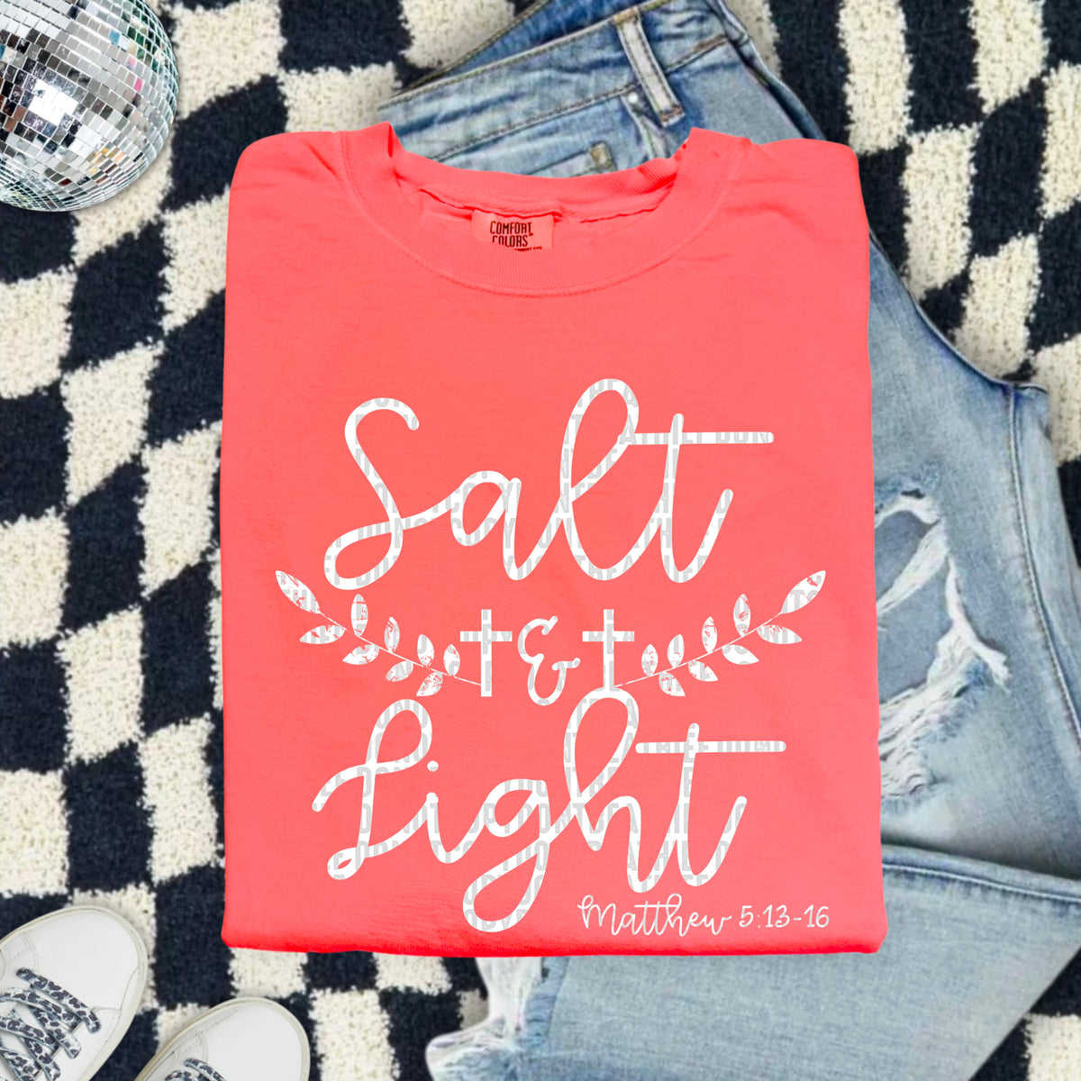 Salt & light WHITE 103399 DTF transfer