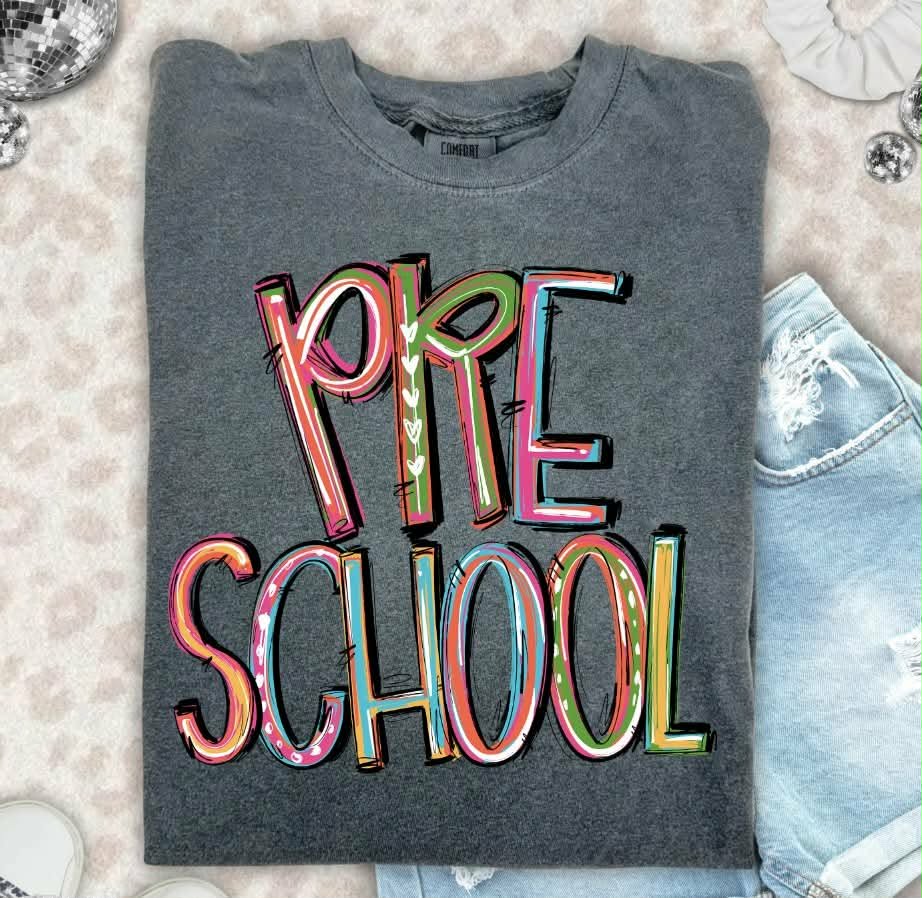 Preschool pixie words (S&G) DTF Transfer