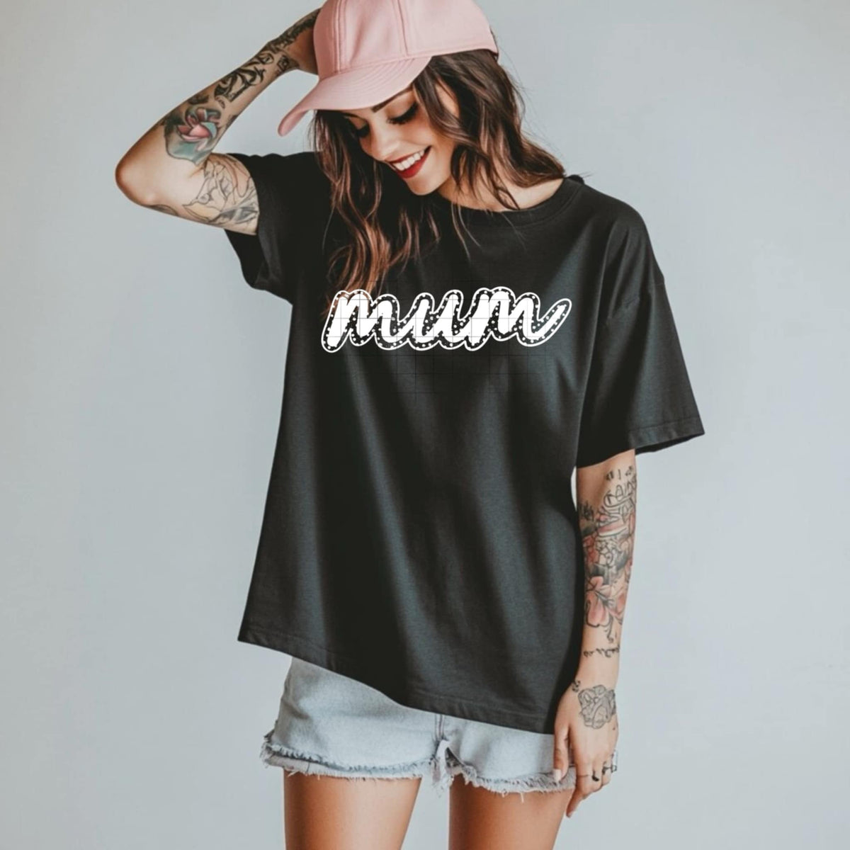 Mum white font (CSC) 84876 DTF transfer