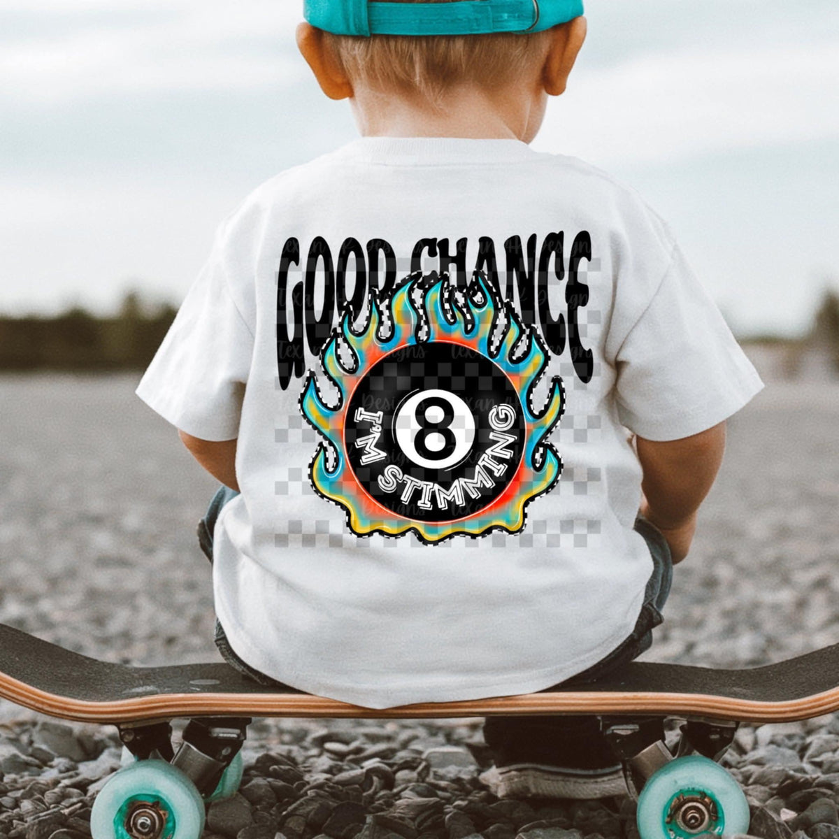 Good chance I’m stimming black font (Texan) 109321 DTF transfer