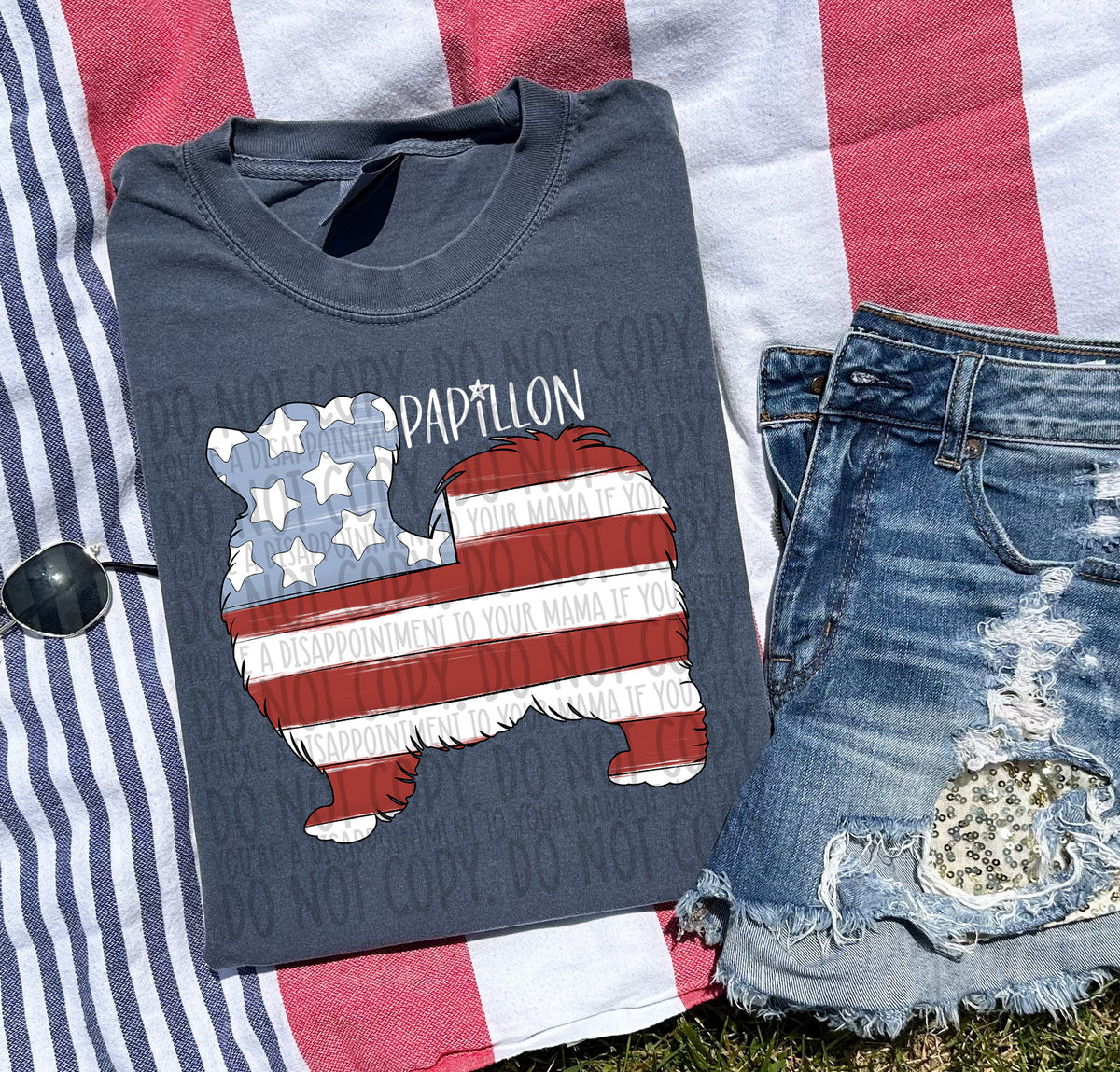 PAPPILON white (SWD) DTF transfer