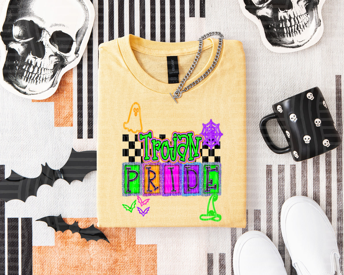 Trojan Pride - Spooky Vibes 108679 DTF transfer