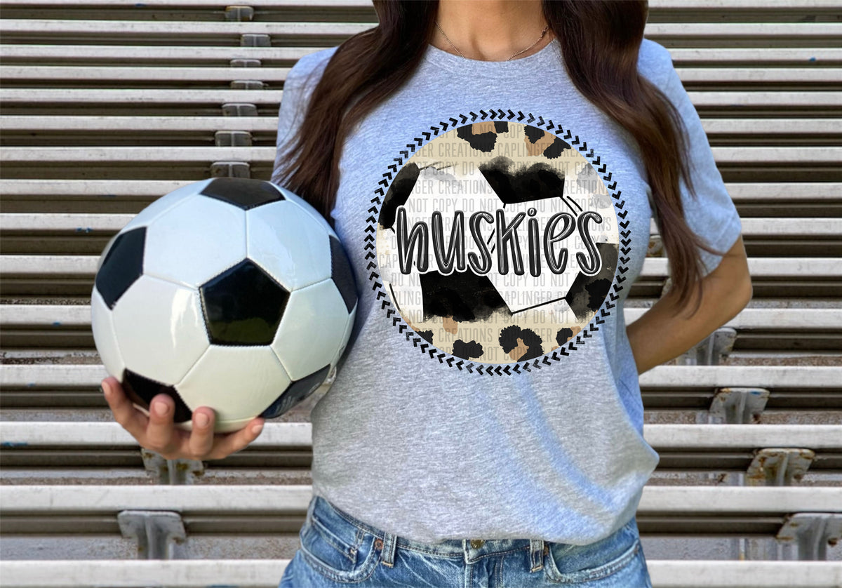 Huskies soccer background (Caplinger) DTF transfer
