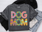 Dog mom patterned font (S&G) 60386 DTF transfer