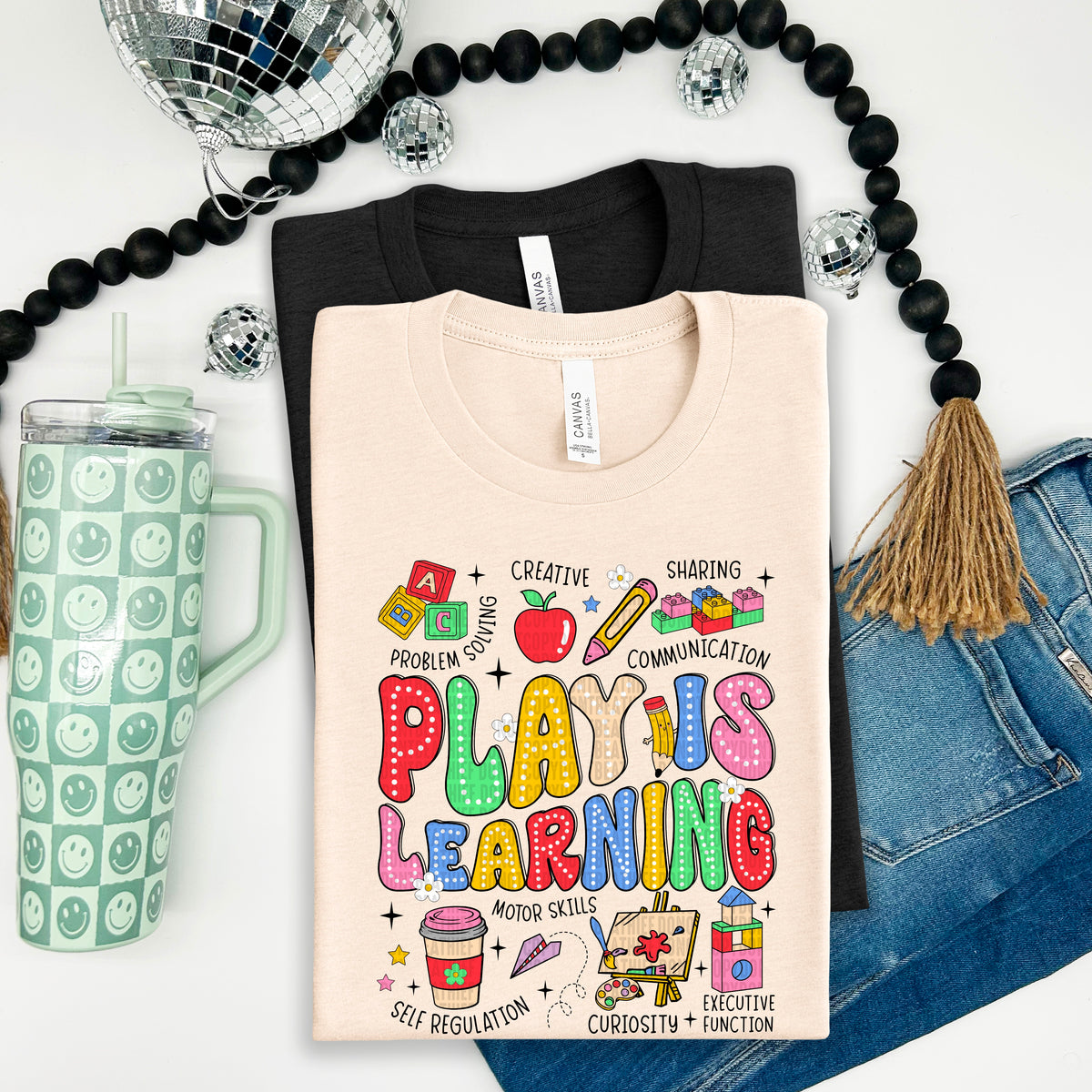 Play is learning 100082 DTF transfer