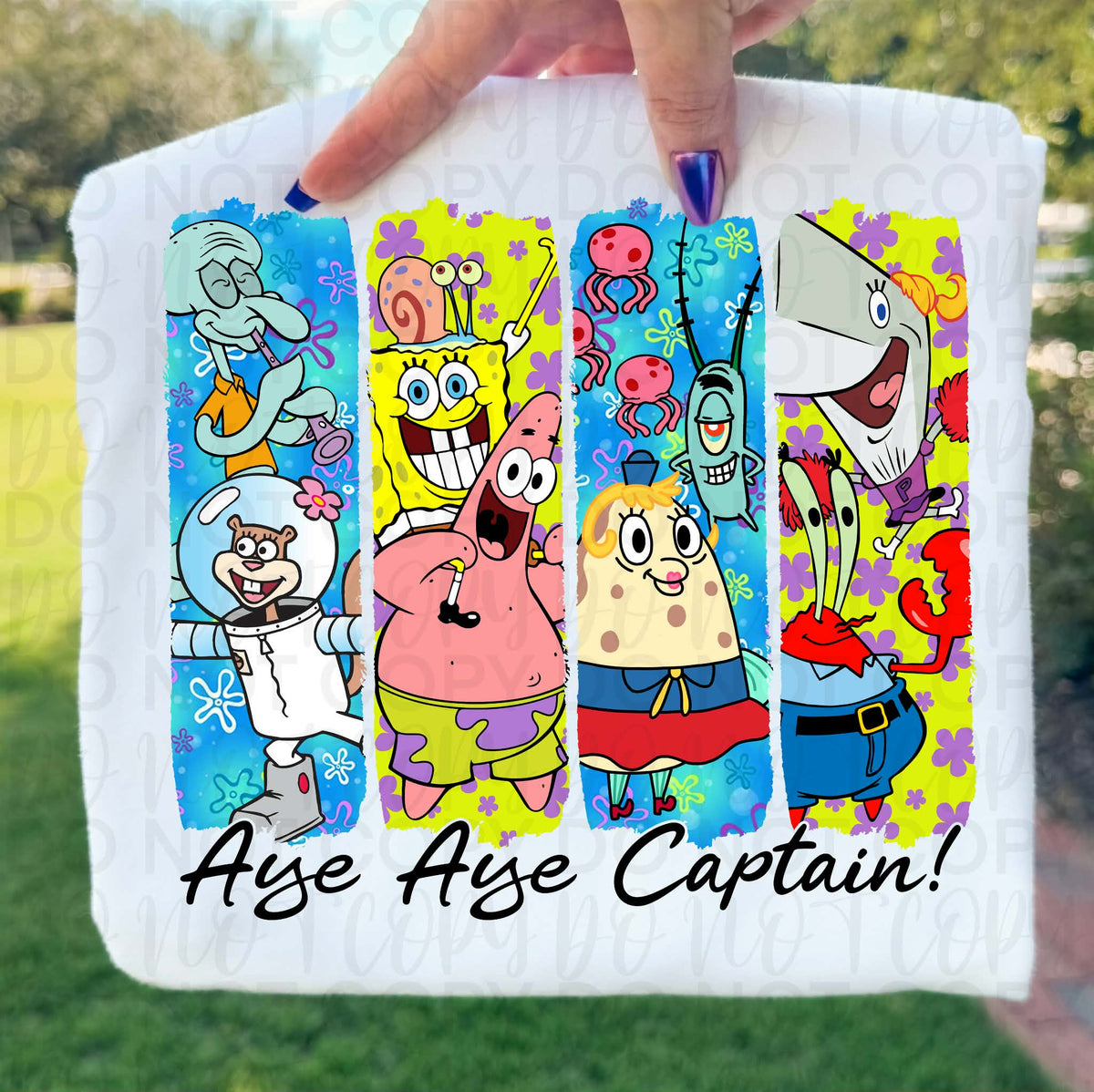 Aye aye captain (UAC) DTF Transfer