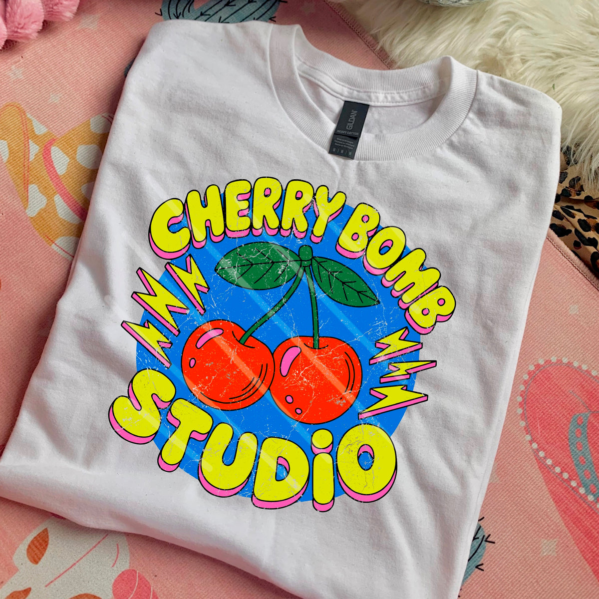 Cherry Bomb Studio DISRESSED (saved) 110423 DTF transfer