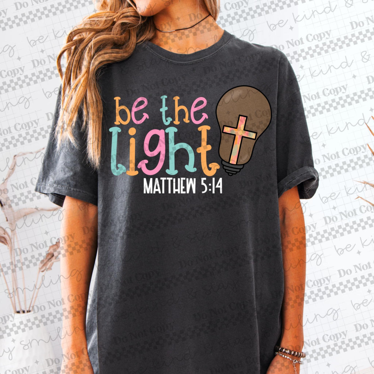 Be the light colorful 95808 DTF transfer