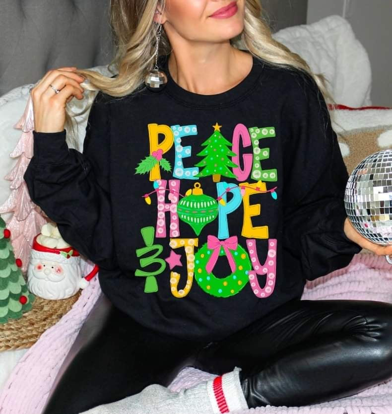 Peace hope & joy (S&G) 58732 DTF transfer