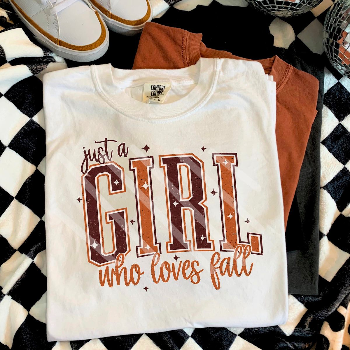 Just a girl who loves fall sunday special DTF transfer