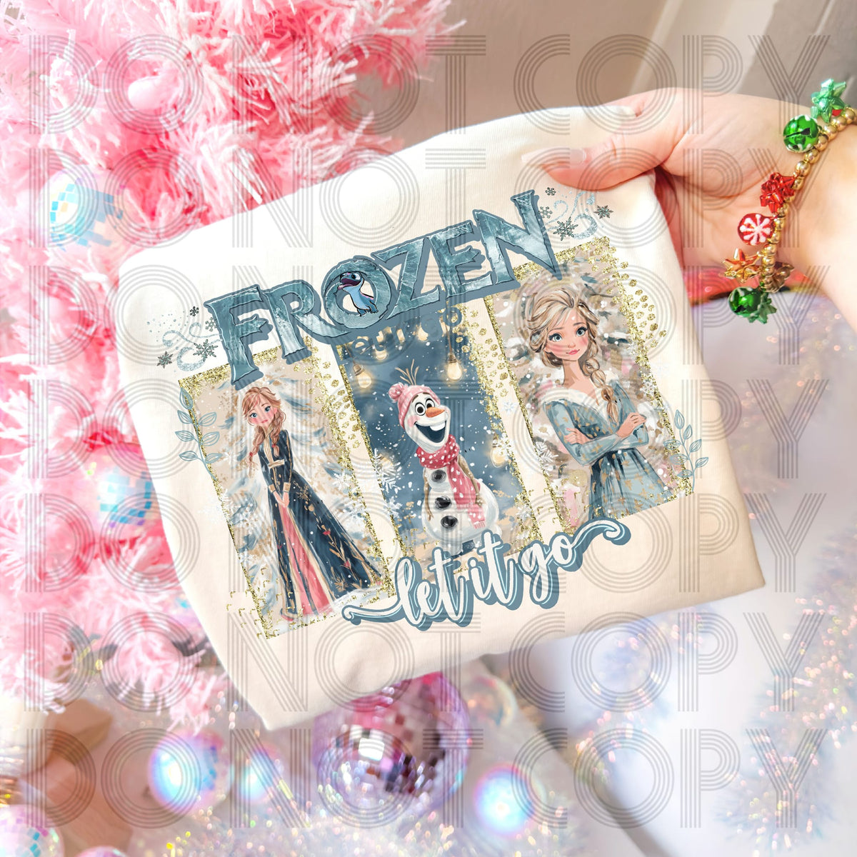 Let it go blocks sunday special DTF transfer