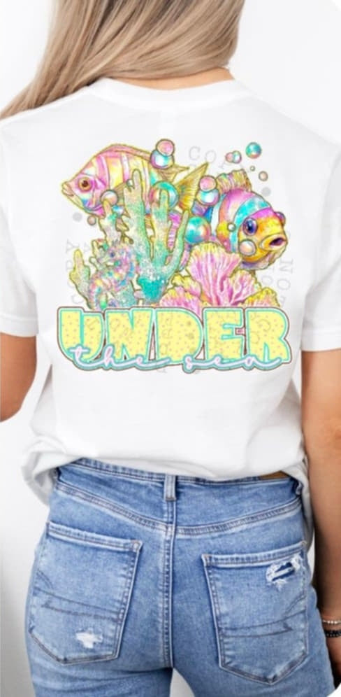 Under the sea BACK 97217 DTF transfer