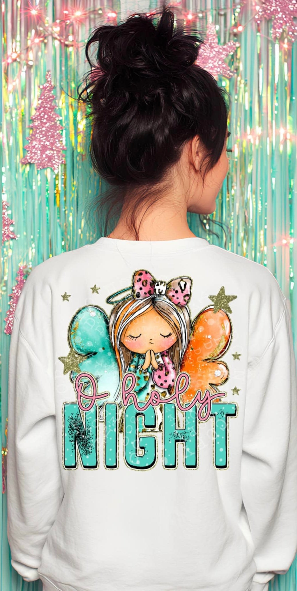 O holy night BACK 106459 DTF transfer