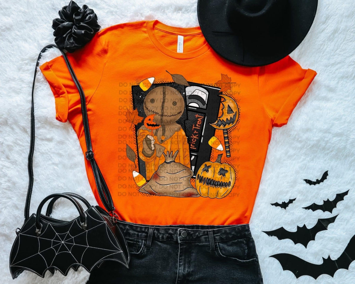 Trick Or Treat Collage (lyttle) 113153 DTF transfer